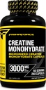 Primaforce Creatin monohydrat kapsler - 240 kapsler, 3,000mg per servering, gluten fri og ikke-GMO