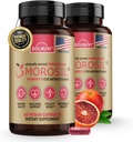 Morosil Clinically Tested C3G Supplement - Metabolism, Antioxidant, Wellness Support for Men & Women - 400mg Moro Red Orange Extract - 60 Veggie Capsules - Non-GMO, Gluten-Free, Vegan-Friendly