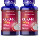 Puritan's Pride Coenzyme CoQ10 200mg, Dietary Supplement for Heart Health, Blood Pressure, Oral Gum Health, and Healthy Aging Support, 240 Rapid Release Softgels, 2-Pack