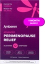 Amberen Perimenopause, Perio- Menopause Multi- symptom Relief, Vitamin B, E-vitamin & antioxidanter supplement, Klinisk vist for at hjælpe støtte Hormonbalance Balance, Hot Flashs & Night Sweats, 60 Greve