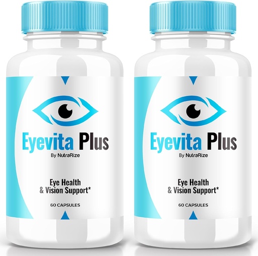 (2 Pack) Eyevita Plus - Omfattende støtte til dit syn, Eyevita Plus Advanced Eye Nutrition, Eye Vitamin, All Natural Eye Health Formel, Eye Vita Plus Multivitamin Anmeldelser (120 kapsler)