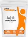 BulkSupplements.com Coenzym Q10 Powder - Coenzym Q10 200mg Supplement, Nutritional Supplement - Gluten Free, 200mg per servering, 10g (0, 35 oz) (pakning med 1)
