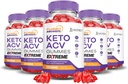 (5 Pack) Turbo Ripped Keto ACV Gummies Extreme 2000MG Turbo Ripped Keto Gummies Apple Cider Vinagar Formuleret med Pomegranate Beet Juice Powder B12 Vegan Non GMO 300 Gummys