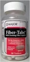 MAJOR Fiber-Tabs Tablets 500 Mg - Fiber Tablets for Women and Men - Occasional Constipation Relief for Adults - 90 Tablets - Pack of 6