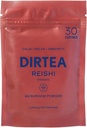 DIRTEA Reishi Mushroom Powder er 124; 2,000mg / Servering er 124; Organic, Vegan & Non GMO 'er er 124; Sleep Quality, Stress & Immunity Support er 124; High Strength Supplemented 124; 60g - 30 Servere