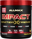 ALLMAX Nutrition - Impact Iditer Extreme Pre Workout Powder - med Citrullin Malat, Beta-alanin, Koffein, Taurin, og, Betain vandfri (Ananas Mango)