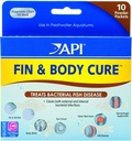 API 2 Pack af Fin og Body Cure Ferskvandsperle Medicin pulver til behandling af bakterielle sygdomme, Treats Body Slime, Eye Cloud, Fin og Hale Rot, og Gill Sygdom (10-greve) (2 elementer)