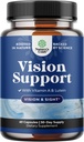 Komplet Eye Health supplement for voksne - Lutein 20mg Per Serving Eye Vitamin til Vision tørre øjne Tryk og blå lys beskyttelse - Supplement Voksne med Beta Caroten øjne