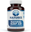 Premium Natural Sleep Aid for Voksne - Effektiv Relief - Ikke Habit Danning - Vågn op Feeling Refreshed - Proprietary Blend med Melatonin, Tryptophan, Magnesium, Valerian, Kamille & Mere - 60 Veg