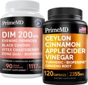 Ceylon Cinnamon (1pk) og Menopause Support (1pk) Supplement Bundle - Potent Vitaminer for hjerte, Metabolisme, Hormone, og immunforsvar - ikke-GMO, Vegan, Gluten- fri