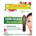 Anvendt Nutrition Flydende Collagen + Hyaluronsyre - 10 flydende rør - Hud & Nail Restaurering - Blandede Berry Flavor - 10 Servering