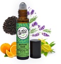 Wild Essentials Motion Ease Essential Oil Roll On, 10ml Motion Sickness, Nausea, Upset Stomach, Vertigo, Dizzy, Seasick, Carsick, Made with Organic Jojoba Oil, Ready to Use, Moisturizer, All Natural