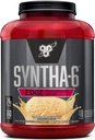 BSN SYNTHA- 6 Edge Protein Powder, Vanilla Protein Powder with Hydrolyzed Whey, Micellar Casein, Milk Protein Isolate, Lavsukker, 24g Protein, Vanilla Milkshake, 48 Servere