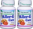 Planet Ayurveda Aller- G Care, 500mg Veg Kapsler - 2 flasker