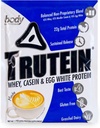 Body Nutrition Trutein High Protein Powder: 45% Whey, 45% Casein, 10% Egg White, Gluten- Free, Lavnatrium, Grass Fed Whey Protein Powder, Gym Supplement & Breakfast Shake, Mocha, 34g Sample