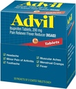 Advil Ibuprofen, 200mg, 50 Pakninger med 2 overtrukne tabletter (pakning med 4)