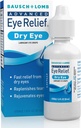 Bausch & Lomb Advanced Eye Relief, Smøremiddel Øjendråber til tørre øjne, fugtgivende & lindrende, Replenishes Tears for Fast & Long- Lasting Relief, 1 Fl Oz (Pack of 3)