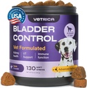 Hund UTI support - Brege Control Cranberry Chews - Hund Cranberry supplement til Urinary Tract, Bstige & Nyre Sundhed - Cranberry D- Mannose Soft Treatings for Hund Inkontinens - Sund Bstige