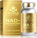 120 Capsule NAD + Supplement 1000 mg - True NAD + & Resveratrol, NMN Alternativ til anti- Aging