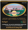2 Pakke Polenectar Brazil Green Bee Propolis 60 Softgels 300 mg