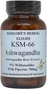 Barlowe 's Herbal Elixirs KSM- 66 Ashwagandha against 124; Ashwagandha Root Extract 124; 5% Withanolides against 124; 700mg per Capsule Shape 124; 60 Veggie Kapsler against 124; Stearate Free Shape 124; Glaskolbe