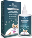 NOVEHA Pet Ear Drops with 1% Hydrocortisone | Ear Cleaner for Dogs & Cats for Earwax buildup, No-Sting Formula, Calms Itch & Reduces Painful Ear Infections 60mL (60ml (Pack of 1))