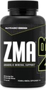 NutraBio ZMA Supplements for Men & Women- Zinc Magnesium Supplements to Support Hormone Levels -Sleep- Muscle Recovery-Immune Health 90 Count