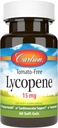 Carlson - Lycopene, 15 mg, Tomato- Free, Prostate Health & Circulations Support, Optimal Wellness, 60 Softgels