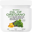 Olie af Oregano med Black Seed Oil Softgel, Oregano Oil Capsules Organic, 2 i 1 6000mg Olie af Oregano med Black Seed Oil 200mg, 300 Tæl