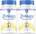 (2 Pack) Zeneara Sund Øre Support, Zeneara, Zeneara Kapsler, Zeneara Sund Øre Support, Zeneara Ear Support, Zeneara Advanced Formel, Zeneara Anmeldelser, 120 Kapsler i 2 Måned