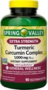 Spring Valley Extra Strength Turmeric Curcumin Complex Soft gels Dietary Supplement, 1,000 mg, 90 Count