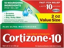Cortison-10 Plus Maksimal styrke Anti- Itch Creme 2 oz (pakke med 2)