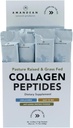 AMANDEAN Collagen Peptider pulver packets â 124; 30 Individuelle Stick Packs â 124; Grass- Fed Hydrolyzed Collagen Protein â 124; Unflavored, Let at blande 124; Rejse venlige â 124; fremmer sund Gut, hud, hår, negle.