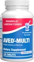 30-in-1 Voksen Multivitamin med jern - Antioxidant Rich Over 50 Multivitamin for kvinder og mænd med vitaminer A C D E B Complex Zink Magnesium Myo Inositol Citrus Bioflavonoider & mere - 2 måneders forsyning
