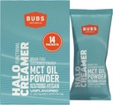 BUBS Naturals MCT Oil Powder Packets - Medium Chain Triglycerides - Keto Vegan & Paleo Friendly - Sunde kokosnødder Fedtstoffer + lav carb - Dairy- Free Energy Source - omfatter 14 rejsepakker