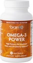 BRAINMD Dr Amen Omega-3 Power - 60 Capsules - Joint & Immune Support Supplement - Contains DHA & EPA - Gluten Free - 30 Servings