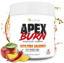 ALFA LION Apex Burn vægttab supplement, workout pulver, naturlige termogene kalorie brænder, fedt tab støtte, energi & fokus, optimere kropssammensætning (21 Servere, Juicy Mango- Chili Flavor)
