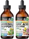 BIO KRAUTER Adrenal Support Tinktur 4 Fl. Oz. & Uric Acid Support Tinktur 4 Fl. Oz.