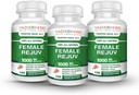 Female Rejuv by Vadik Herbs | Herbal Treatment for PMS Relief Supplement Premenstrual Cycle Support | Herbal Formula Complex for Menstrual Cramp & Periods | Naturally Balance Hormones (3 Pack)