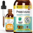 Prostavec Advanced Prostate Support - Flydende formel for hurtigere absorption med Pygeum, Saw Palmetto, Stinging Nettle + gurkemeje & Damiana - Vegan, Non- GMO - 2 fl oz