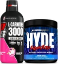 PROSUPPS L- Carnitin 3000 Stimulant Free Liquid Shots (Dragon Fruit) og Mr. Hyde Signature Series Pre- Workout Energy Poweded Drink (Blue Razz) Bundle