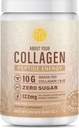 Peptid Energy Collagen Pulver Hår, Negle, Hud, Type I & III, Koffein til energi, C-vitamin, biotin, Hyaluronsyre, Zero Sugar - 8.92 oz (Horchata)