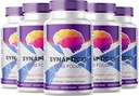 (5 Pack) Synaptiske XR Core Focus kapsler, Synaptic XR Brain Caps, Alle naturlige supplement til kognitiv sundhed & funktion, SynapticXR, Synaptic XR Advanced Formel 300 kapsler til 5 måneder