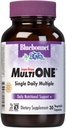 Bluebonnet Nutrition Multi ONE (Iron- Free), Daglig Nutritional Support *, Kosher Certified, Gluten- Free, Dairy- Free, Vegetarisk Friendly, 30 Vegetabilske kapsler, 30 Servering