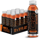 Cellucor C4 Ultimate Non-Carbonated Zero Sugar Energy Drink, Pre Workout Drink + Beta Alanine, 12 Fl Oz (pakke med 12)