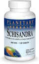 Planetariske Herbals Schisandra Tablets, 600 mg, 120 Count