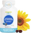Core Med Science Liposomal Glutathion Supplement (500mg, 60 Softgel) - Pure Reduceret Setria med phospholipid Complex - Antioxidant Supplement for energi, og hud