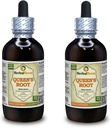 Dronningens rod (Stillingia Sylvatica) Tinktur, Tørrede Rødder Liquid Extract (Brand Name: HerbalTerra, Stolt Made in USA) 2x4 fl.oz (2x120 ml)