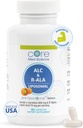 Core Med Science Liposomal ALC & R- ALA supplement kapsler - Acetyl- L- Carnitin (900mg) & R- Alpha Liposyre (75mg) - fremmer energi & fokus - støtter Mental Function & Memory Cognition (90 Tæl)