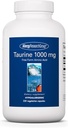 Allergy Research Group Taurine 1000mg Supplement - Kardiovaskulær support, Gratis form Aminosyre, Pure, Økologisk, Vegetariske Kapsler - 250 Tæl